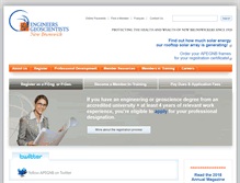 Tablet Screenshot of apegnb.com